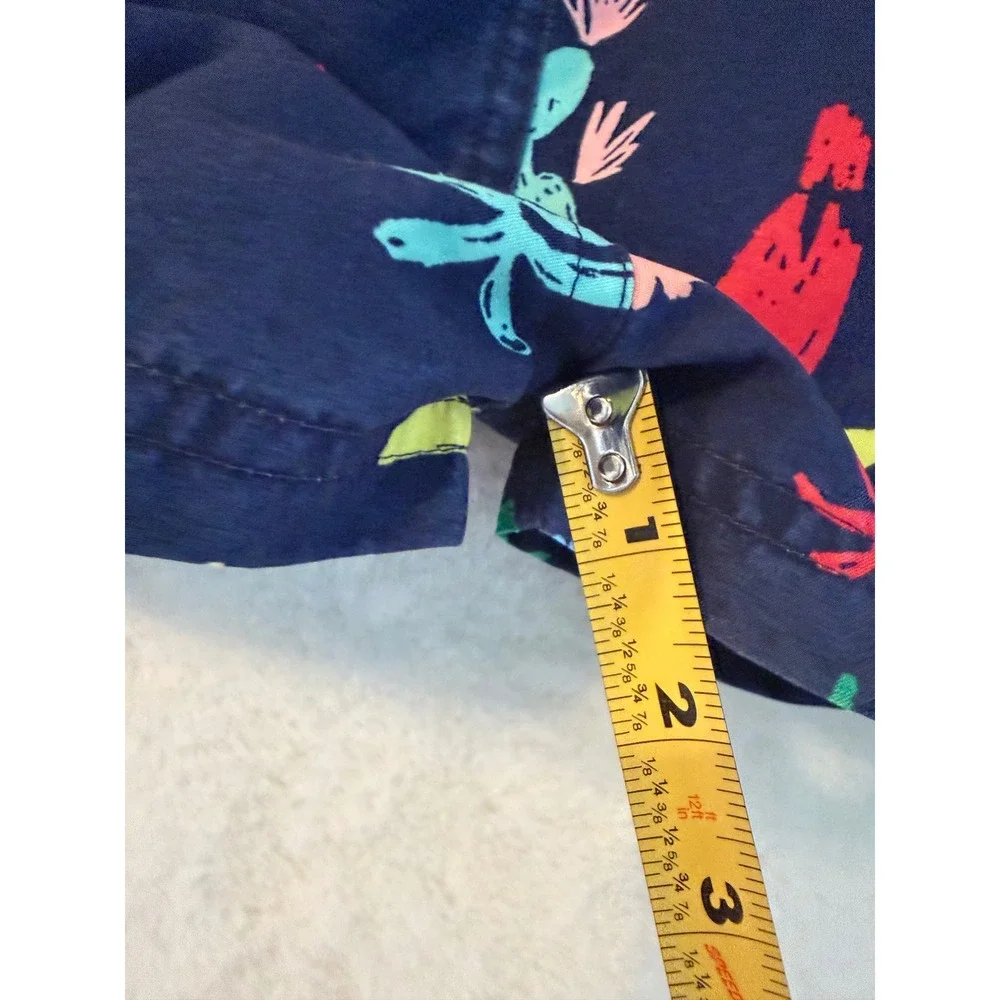 Hanna Andersson Boys Navy Tropical Parrot‎ Swim Trunks 12-18 Months 75cm 62018